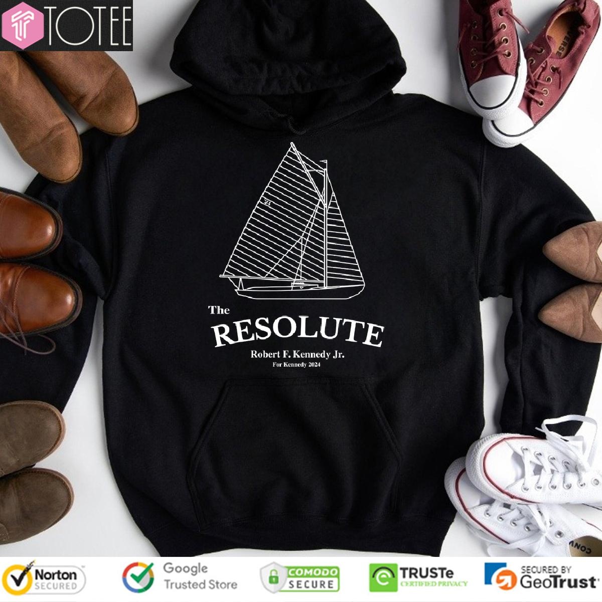 Robert F Kennedy Jr The Resolute For Kennedy 2024 Boat hoodie
