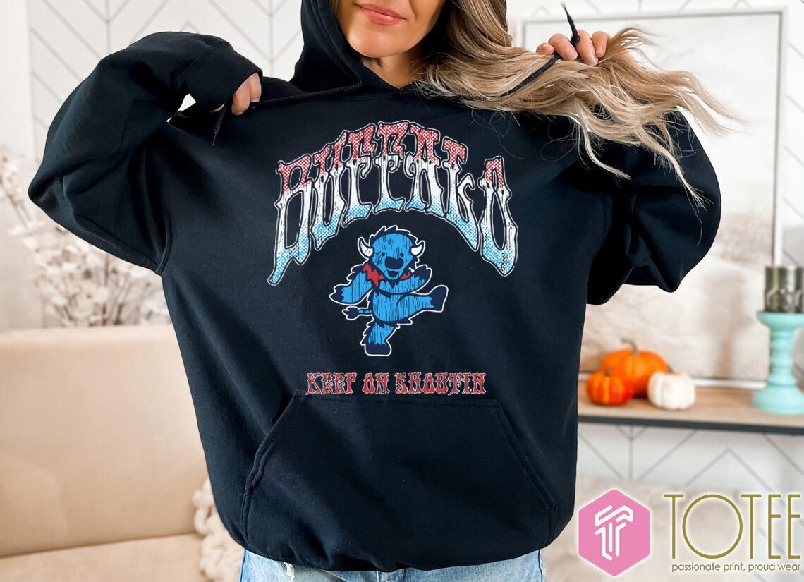 Grateful Dead Bear Buffalo Bills Keep On Shahtin hoodie