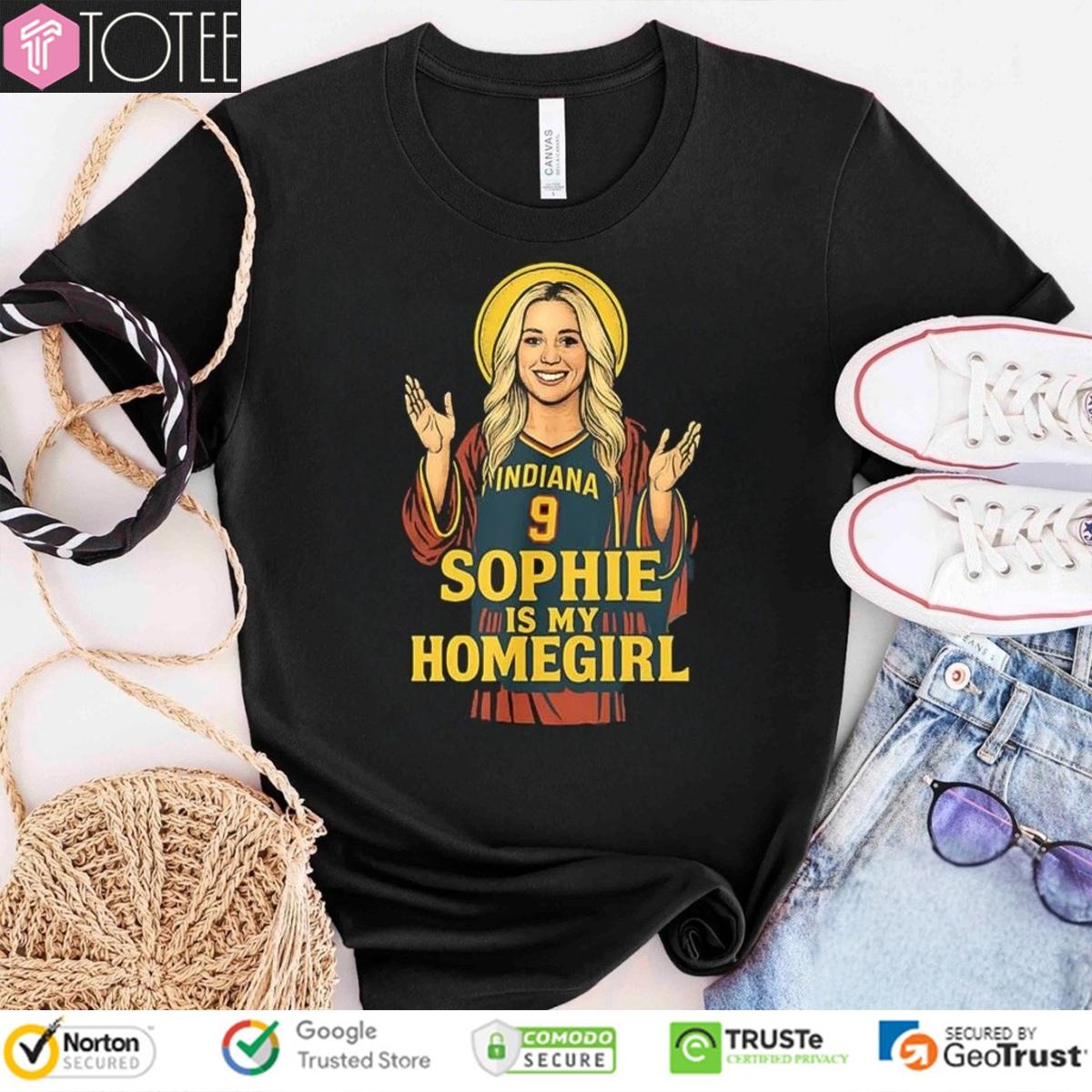 Indiana Fever Sophie Cunningham Jesus Is My Homegirl T-shirt
